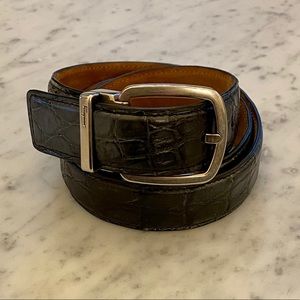 Ferragamo Crocodile Belt